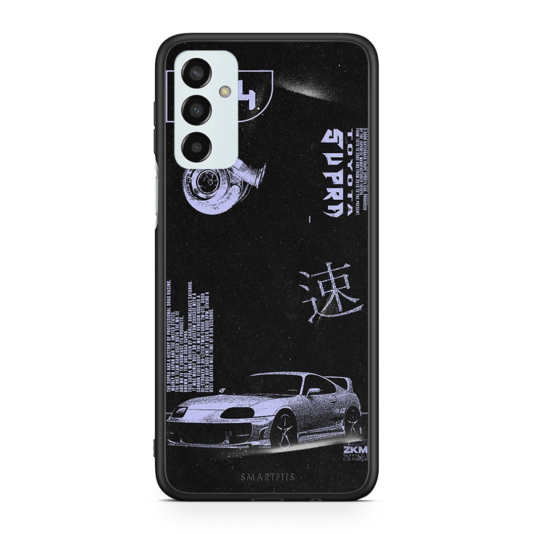 Samsung M13 Tokyo Drift Θήκη Αγίου Βαλεντίνου από τη Smartfits με σχέδιο στο πίσω μέρος και μαύρο περίβλημα | Smartphone case with colorful back and black bezels by Smartfits