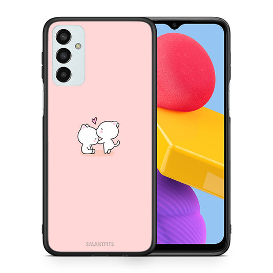 Θήκη Samsung M13 Love Valentine από τη Smartfits με σχέδιο στο πίσω μέρος και μαύρο περίβλημα | Samsung M13 Love Valentine case with colorful back and black bezels
