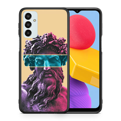 Θήκη Αγίου Βαλεντίνου Samsung M13 Zeus Art από τη Smartfits με σχέδιο στο πίσω μέρος και μαύρο περίβλημα | Samsung M13 Zeus Art case with colorful back and black bezels