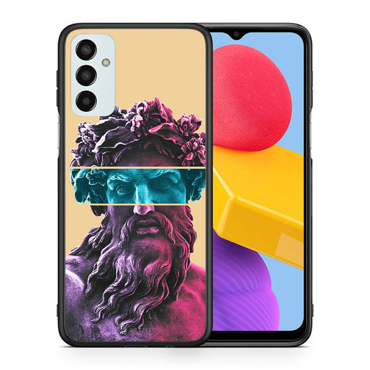 Θήκη Αγίου Βαλεντίνου Samsung M13 Zeus Art από τη Smartfits με σχέδιο στο πίσω μέρος και μαύρο περίβλημα | Samsung M13 Zeus Art case with colorful back and black bezels