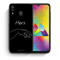 Thumbnail for Θήκη Αγίου Βαλεντίνου Samsung M20 Aeshetic Love 1 από τη Smartfits με σχέδιο στο πίσω μέρος και μαύρο περίβλημα | Samsung M20 Aeshetic Love 1 case with colorful back and black bezels