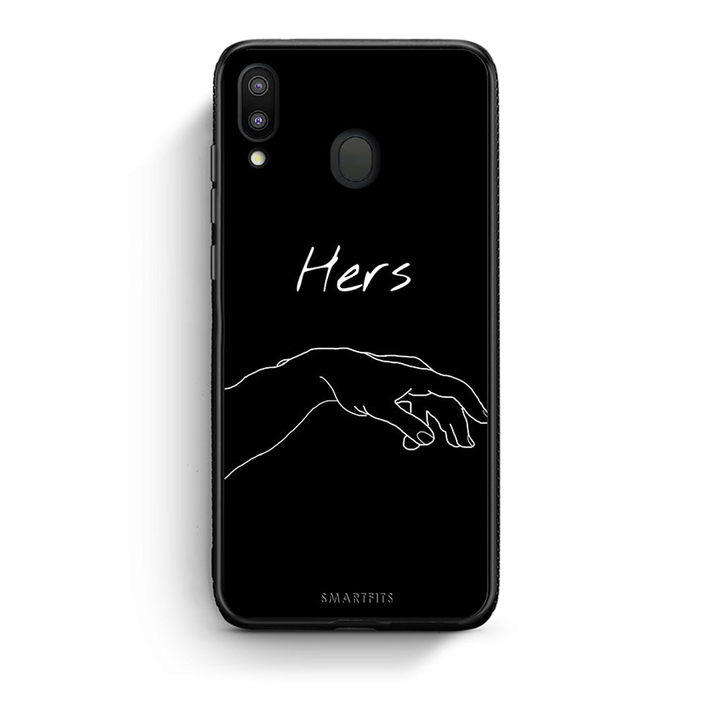 Samsung M20 Aeshetic Love 1 Θήκη Αγίου Βαλεντίνου από τη Smartfits με σχέδιο στο πίσω μέρος και μαύρο περίβλημα | Smartphone case with colorful back and black bezels by Smartfits