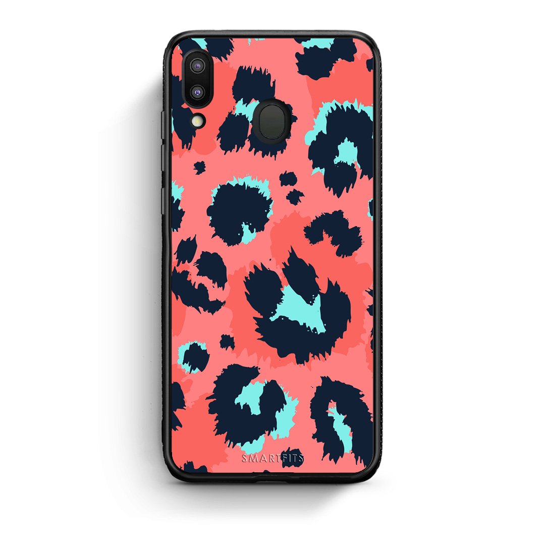 22 - Samsung M20 Pink Leopard Animal case, cover, bumper