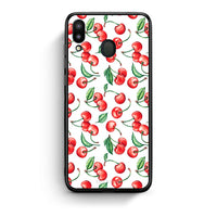 Thumbnail for Samsung M20 Cherry Summer θήκη από τη Smartfits με σχέδιο στο πίσω μέρος και μαύρο περίβλημα | Smartphone case with colorful back and black bezels by Smartfits