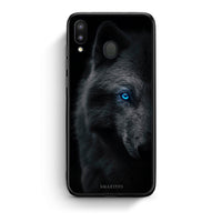 Thumbnail for Samsung M20 Dark Wolf θήκη από τη Smartfits με σχέδιο στο πίσω μέρος και μαύρο περίβλημα | Smartphone case with colorful back and black bezels by Smartfits