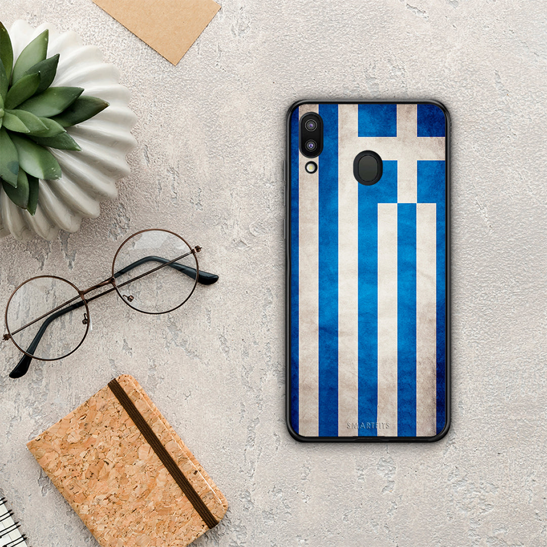 Flag Greek - Samsung Galaxy M20 θήκη