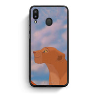 Thumbnail for Samsung M20 Lion Love 2 Θήκη Αγίου Βαλεντίνου από τη Smartfits με σχέδιο στο πίσω μέρος και μαύρο περίβλημα | Smartphone case with colorful back and black bezels by Smartfits