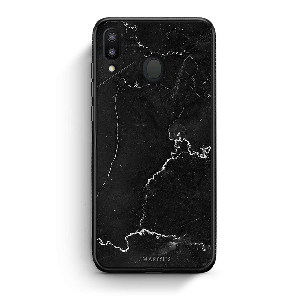 Samsung M20 Marble Black θήκη από τη Smartfits με σχέδιο στο πίσω μέρος και μαύρο περίβλημα | Smartphone case with colorful back and black bezels by Smartfits