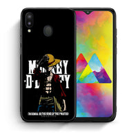 Thumbnail for Θήκη Samsung M20 Pirate King από τη Smartfits με σχέδιο στο πίσω μέρος και μαύρο περίβλημα | Samsung M20 Pirate King case with colorful back and black bezels