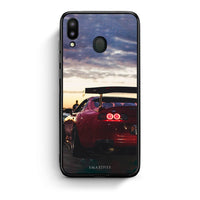 Thumbnail for Samsung M20 Racing Supra θήκη από τη Smartfits με σχέδιο στο πίσω μέρος και μαύρο περίβλημα | Smartphone case with colorful back and black bezels by Smartfits