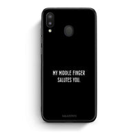 Thumbnail for Samsung M20 Salute θήκη από τη Smartfits με σχέδιο στο πίσω μέρος και μαύρο περίβλημα | Smartphone case with colorful back and black bezels by Smartfits