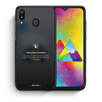 Thumbnail for Θήκη Samsung M20 Sensitive Content από τη Smartfits με σχέδιο στο πίσω μέρος και μαύρο περίβλημα | Samsung M20 Sensitive Content case with colorful back and black bezels