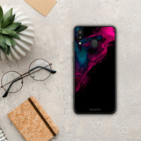 Thumbnail for Watercolor Pink Black - Samsung Galaxy M20 θήκη