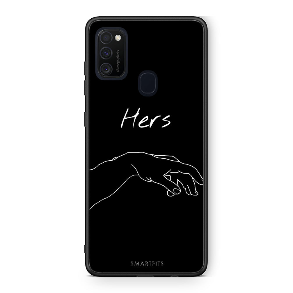 Samsung M21 / M31 Aeshetic Love 1 Θήκη Αγίου Βαλεντίνου από τη Smartfits με σχέδιο στο πίσω μέρος και μαύρο περίβλημα | Smartphone case with colorful back and black bezels by Smartfits