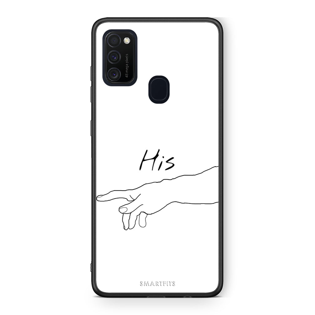 Samsung M21 / M31 Aeshetic Love 2 Θήκη Αγίου Βαλεντίνου από τη Smartfits με σχέδιο στο πίσω μέρος και μαύρο περίβλημα | Smartphone case with colorful back and black bezels by Smartfits