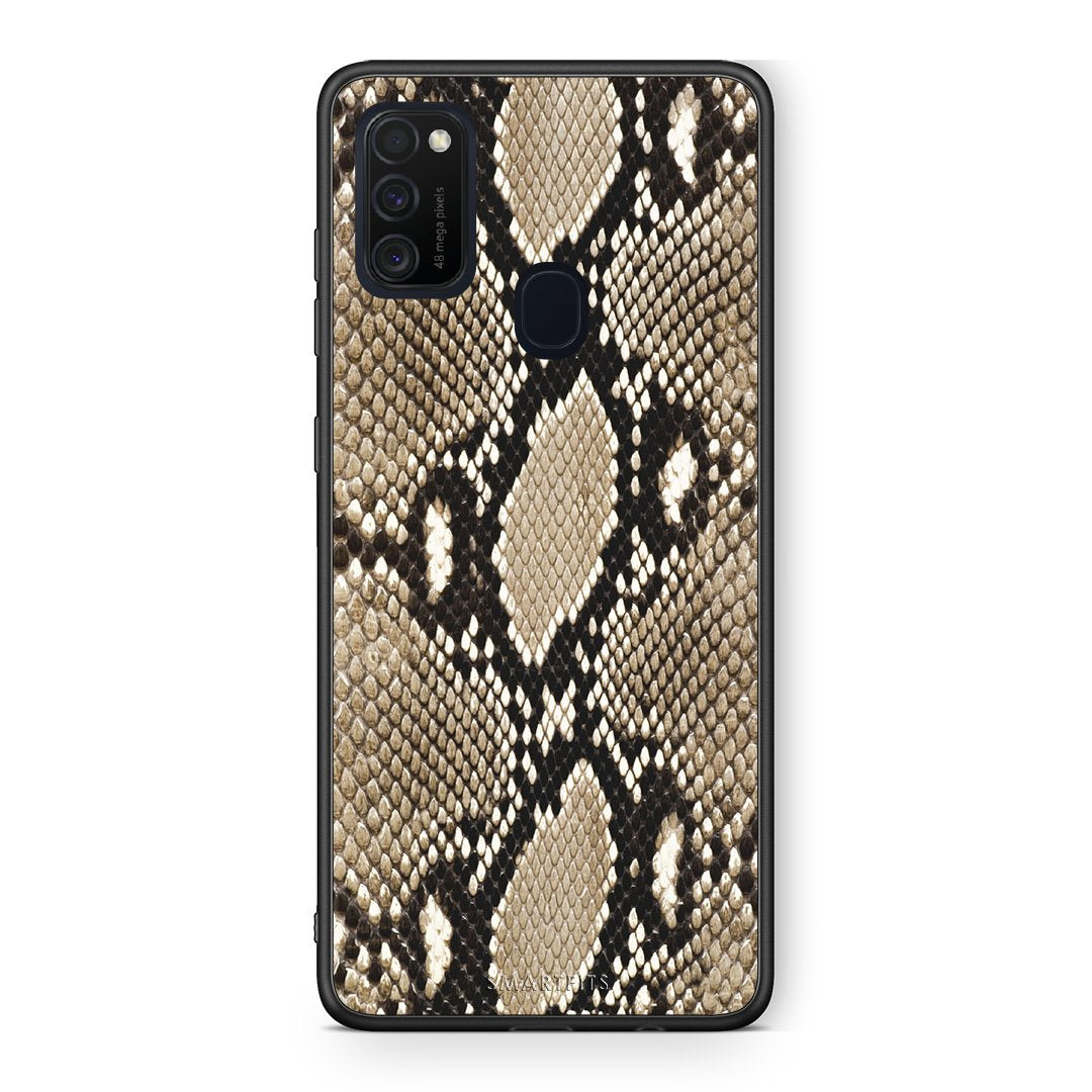 23 - Samsung M21/M31  Fashion Snake Animal case, cover, bumper