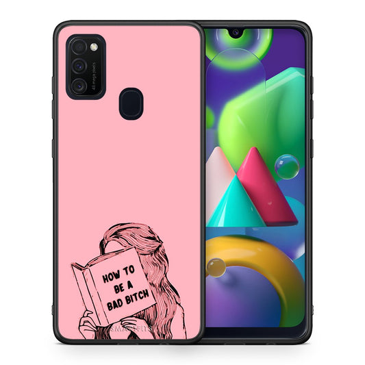 Θήκη Samsung M21/M31 Bad Bitch από τη Smartfits με σχέδιο στο πίσω μέρος και μαύρο περίβλημα | Samsung M21/M31 Bad Bitch case with colorful back and black bezels