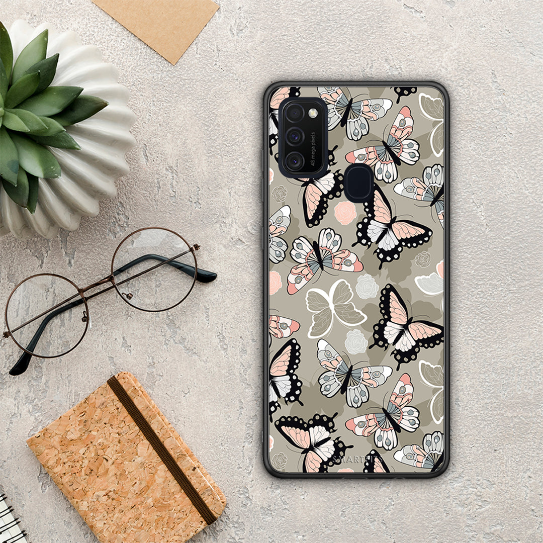 Boho Butterflies - Samsung Galaxy M21 / M30s θήκη