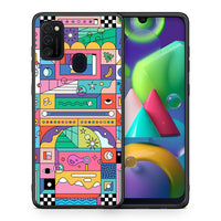 Thumbnail for Θήκη Samsung M21/M31 Bubbles Soap από τη Smartfits με σχέδιο στο πίσω μέρος και μαύρο περίβλημα | Samsung M21/M31 Bubbles Soap case with colorful back and black bezels