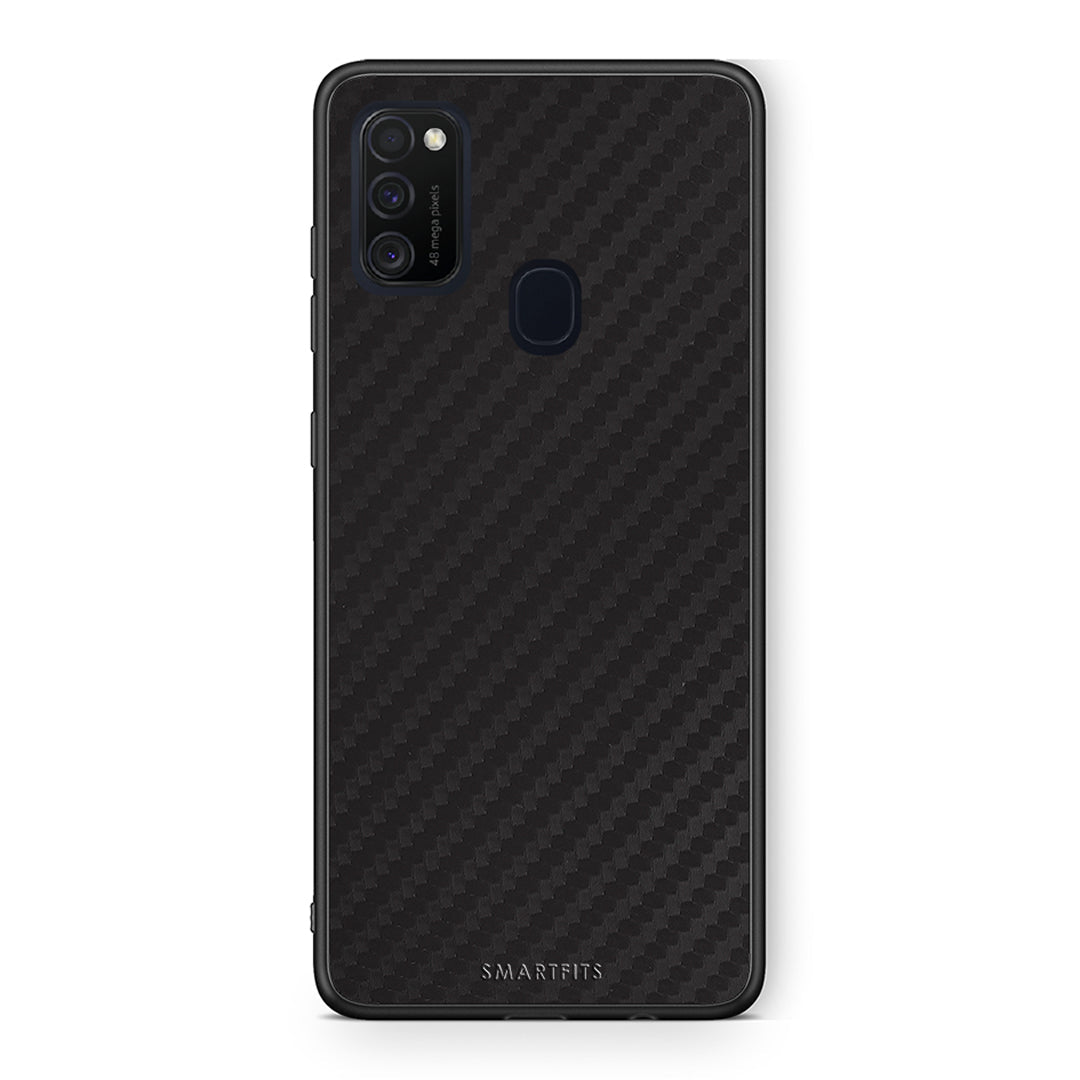 Samsung M21/M31 Carbon Black θήκη από τη Smartfits με σχέδιο στο πίσω μέρος και μαύρο περίβλημα | Smartphone case with colorful back and black bezels by Smartfits