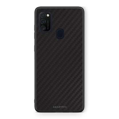 Samsung M21/M31 Carbon Black θήκη από τη Smartfits με σχέδιο στο πίσω μέρος και μαύρο περίβλημα | Smartphone case with colorful back and black bezels by Smartfits