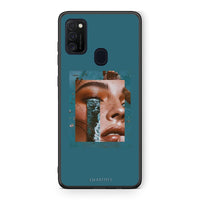 Thumbnail for Samsung M21/M31 Cry An Ocean θήκη από τη Smartfits με σχέδιο στο πίσω μέρος και μαύρο περίβλημα | Smartphone case with colorful back and black bezels by Smartfits