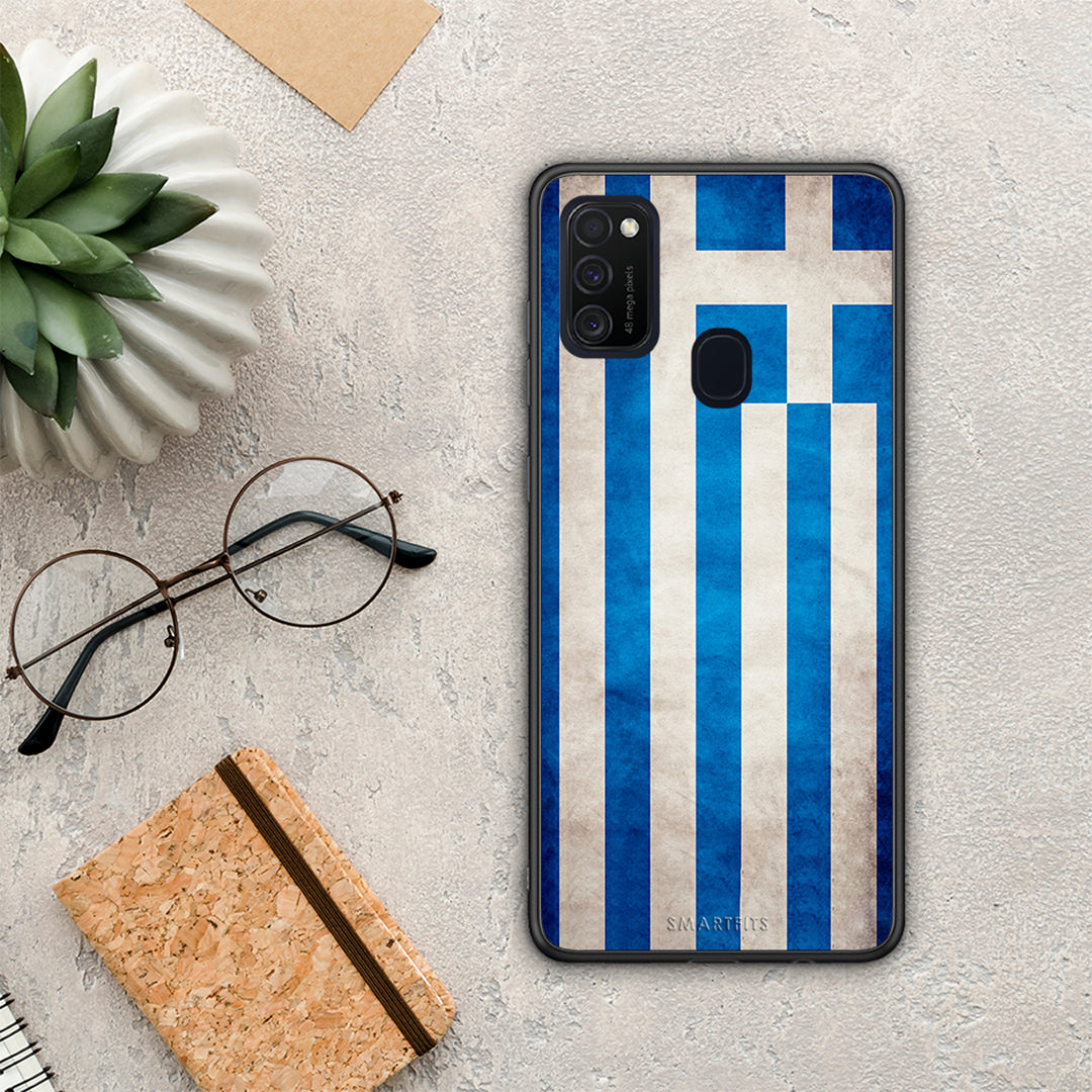 Flag Greek - Samsung Galaxy M21 / M30s θήκη