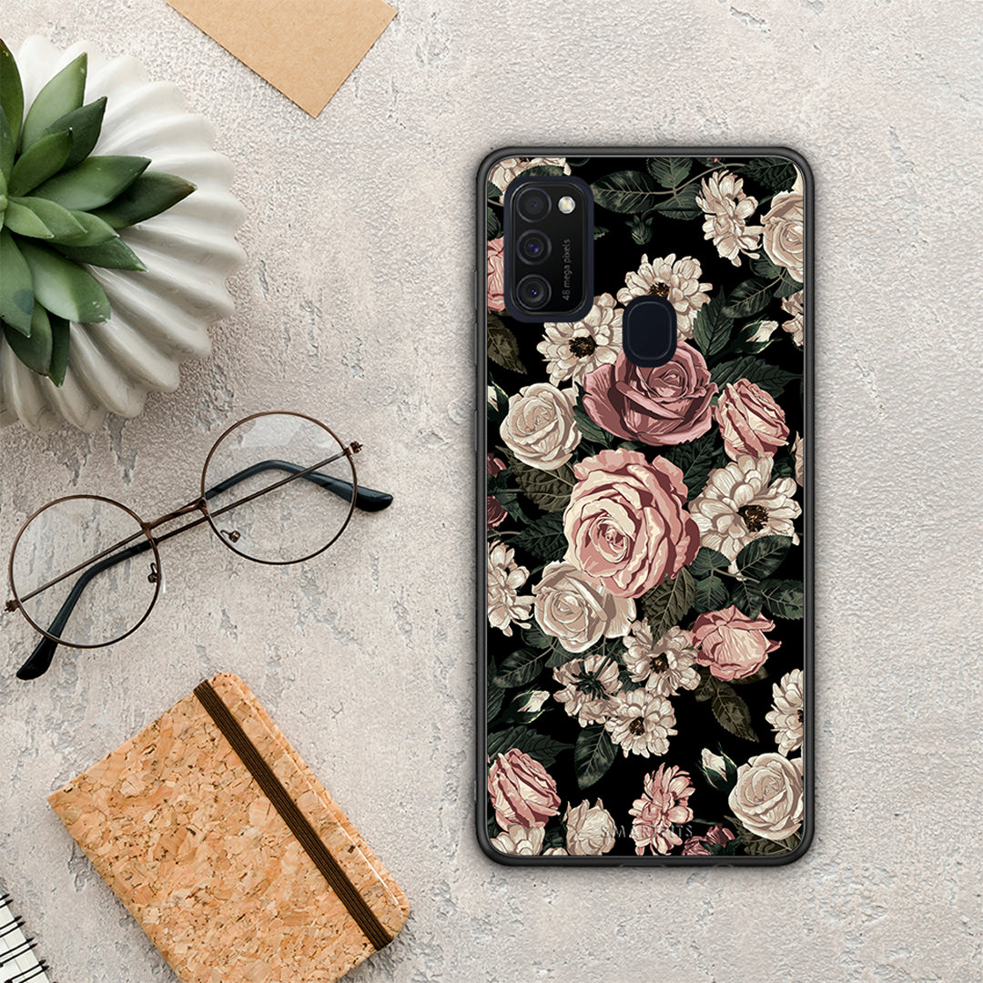 Flower Wild Roses - Samsung Galaxy M21 / M30s θήκη