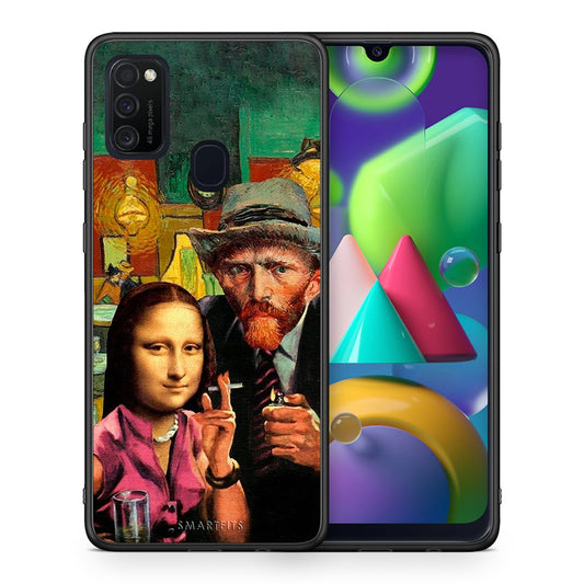 Θήκη Samsung M21/M31 Funny Art από τη Smartfits με σχέδιο στο πίσω μέρος και μαύρο περίβλημα | Samsung M21/M31 Funny Art case with colorful back and black bezels
