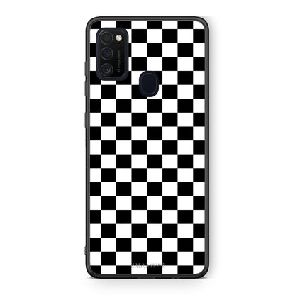 4 - Samsung M21/M31 Squares Geometric case, cover, bumper