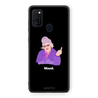 Thumbnail for Samsung M21/M31 Grandma Mood Black θήκη από τη Smartfits με σχέδιο στο πίσω μέρος και μαύρο περίβλημα | Smartphone case with colorful back and black bezels by Smartfits