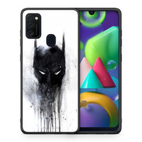 Thumbnail for Θήκη Samsung M21/M31 Paint Bat Hero από τη Smartfits με σχέδιο στο πίσω μέρος και μαύρο περίβλημα | Samsung M21/M31 Paint Bat Hero case with colorful back and black bezels