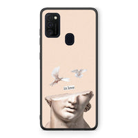 Thumbnail for Samsung M21/M31 In Love θήκη από τη Smartfits με σχέδιο στο πίσω μέρος και μαύρο περίβλημα | Smartphone case with colorful back and black bezels by Smartfits