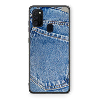 Thumbnail for Samsung M21/M31 Jeans Pocket θήκη από τη Smartfits με σχέδιο στο πίσω μέρος και μαύρο περίβλημα | Smartphone case with colorful back and black bezels by Smartfits