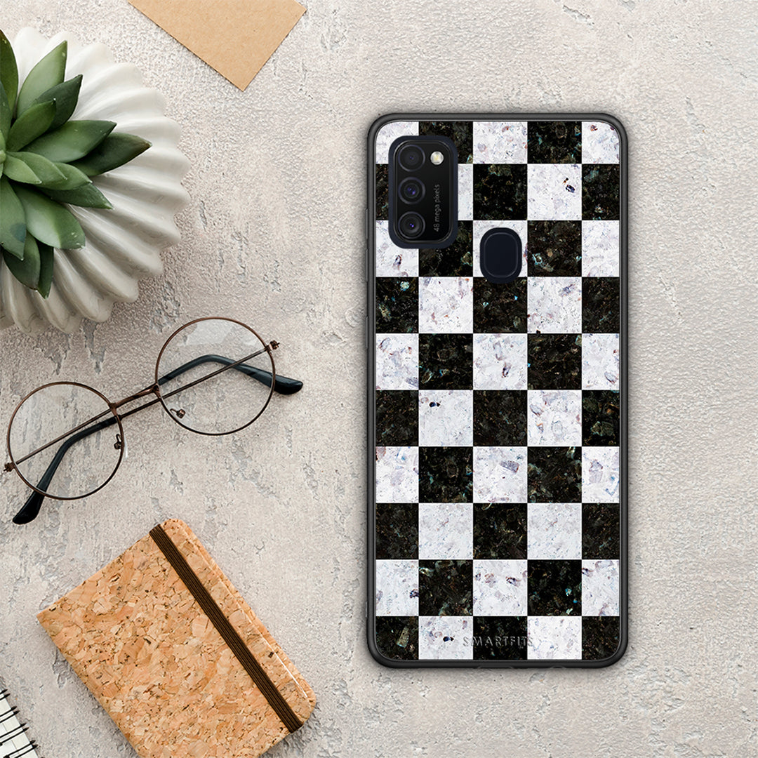 Marble Square Geometric - Samsung Galaxy M21 / M30s θήκη