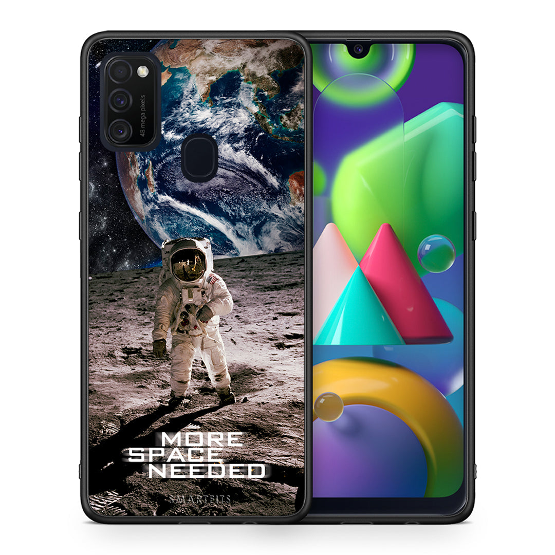 Θήκη Samsung M21/M31 More Space από τη Smartfits με σχέδιο στο πίσω μέρος και μαύρο περίβλημα | Samsung M21/M31 More Space case with colorful back and black bezels