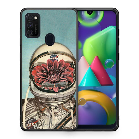 Θήκη Samsung M21/M31 Nasa Bloom από τη Smartfits με σχέδιο στο πίσω μέρος και μαύρο περίβλημα | Samsung M21/M31 Nasa Bloom case with colorful back and black bezels