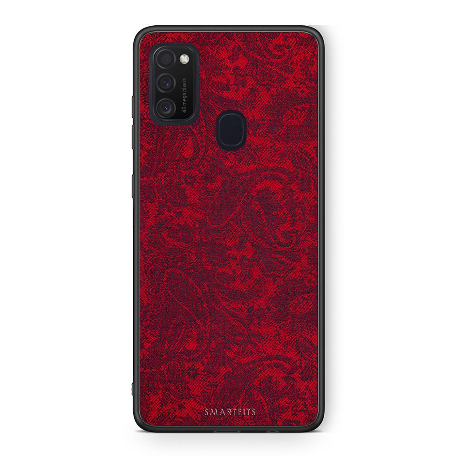 Samsung M21/M31 Paisley Cashmere θήκη από τη Smartfits με σχέδιο στο πίσω μέρος και μαύρο περίβλημα | Smartphone case with colorful back and black bezels by Smartfits