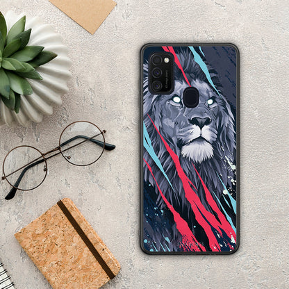 PopArt Lion Designer - Samsung Galaxy M21 / M30s θήκη