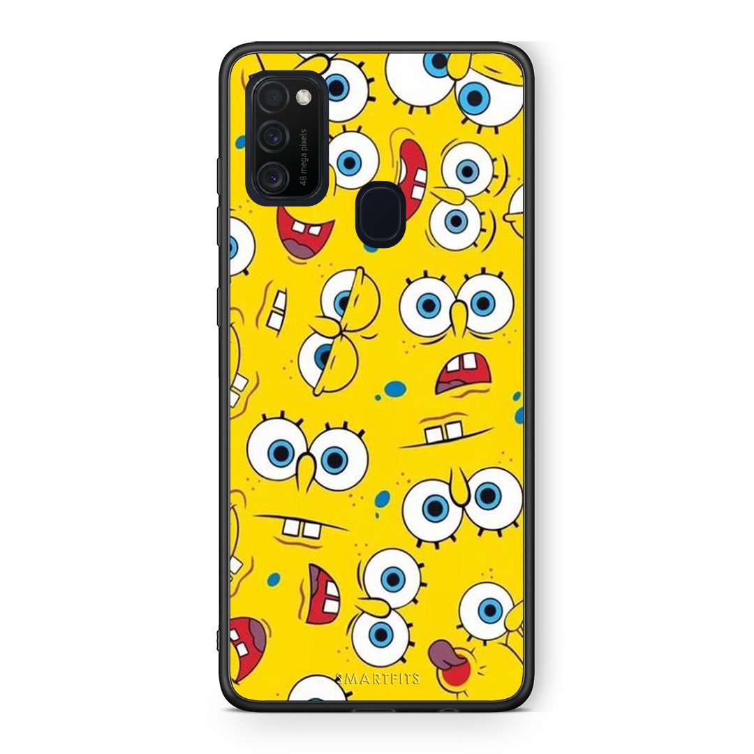 4 - Samsung M21/M31 Sponge PopArt case, cover, bumper