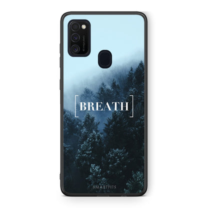 4 - Samsung M21/M31 Breath Quote case, cover, bumper