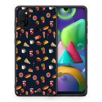 Thumbnail for Θήκη Samsung M21/M31 Hungry Random από τη Smartfits με σχέδιο στο πίσω μέρος και μαύρο περίβλημα | Samsung M21/M31 Hungry Random case with colorful back and black bezels