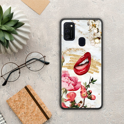 Red Lips - Samsung Galaxy M21 / M30s θήκη