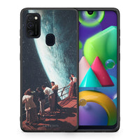 Thumbnail for Θήκη Samsung M21/M31 Surreal View από τη Smartfits με σχέδιο στο πίσω μέρος και μαύρο περίβλημα | Samsung M21/M31 Surreal View case with colorful back and black bezels