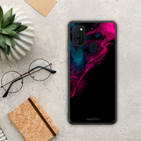 Thumbnail for Watercolor Pink Black - Samsung Galaxy M21 / M30s θήκη