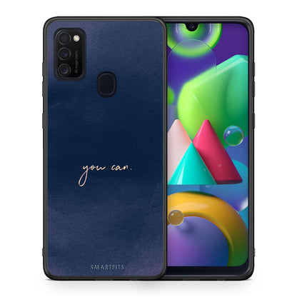 Θήκη Samsung M21/M31 You Can από τη Smartfits με σχέδιο στο πίσω μέρος και μαύρο περίβλημα | Samsung M21/M31 You Can case with colorful back and black bezels