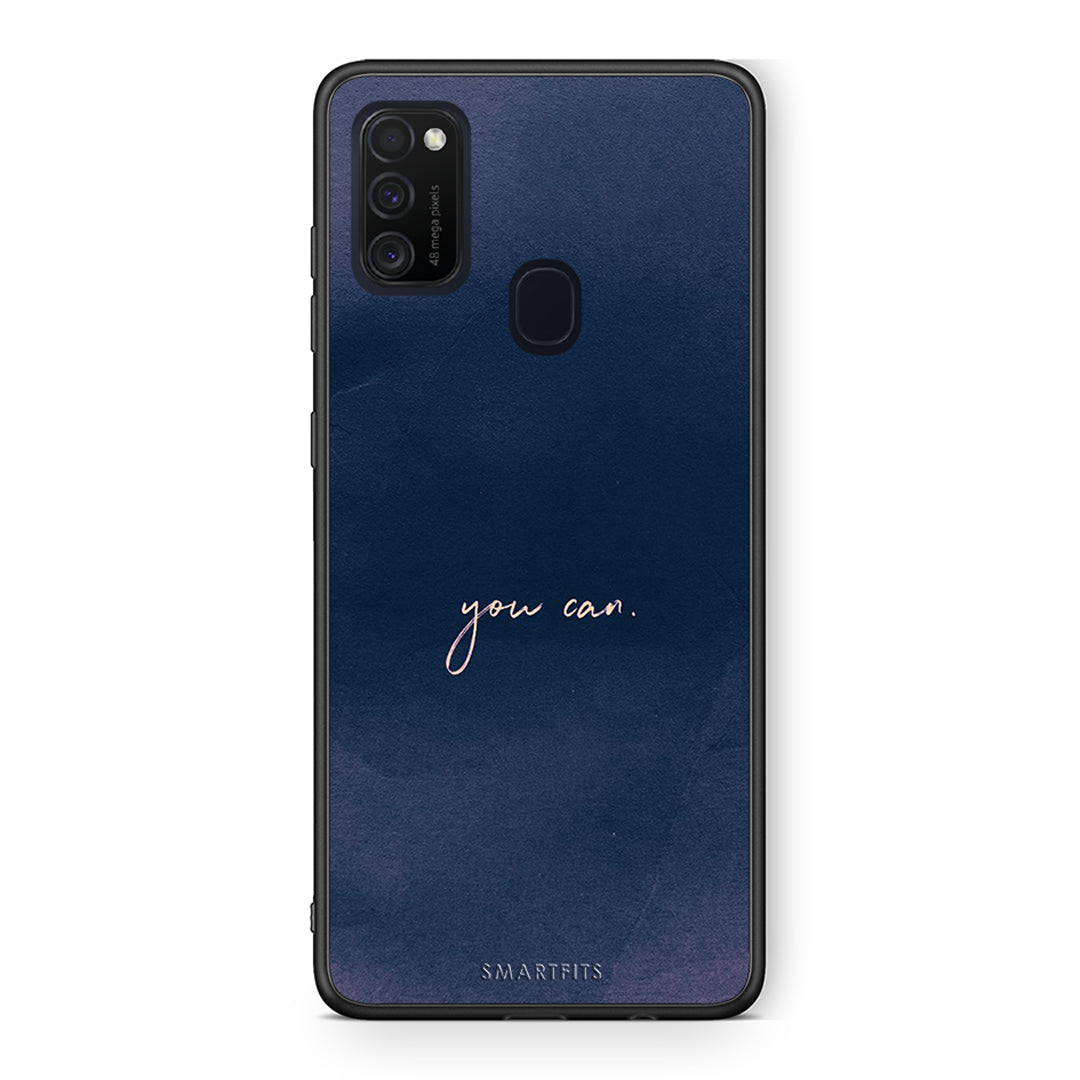 Samsung M21/M31 You Can θήκη από τη Smartfits με σχέδιο στο πίσω μέρος και μαύρο περίβλημα | Smartphone case with colorful back and black bezels by Smartfits