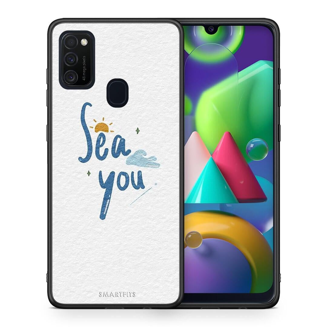Θήκη Samsung M21 / M31 Sea You από τη Smartfits με σχέδιο στο πίσω μέρος και μαύρο περίβλημα | Samsung M21 / M31 Sea You case with colorful back and black bezels