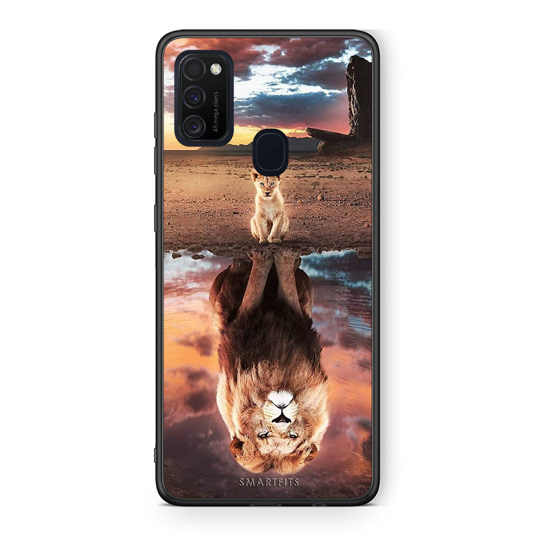 Samsung M21 / M31 Sunset Dreams Θήκη Αγίου Βαλεντίνου από τη Smartfits με σχέδιο στο πίσω μέρος και μαύρο περίβλημα | Smartphone case with colorful back and black bezels by Smartfits
