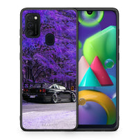 Thumbnail for Θήκη Αγίου Βαλεντίνου Samsung M21 / M31 Super Car από τη Smartfits με σχέδιο στο πίσω μέρος και μαύρο περίβλημα | Samsung M21 / M31 Super Car case with colorful back and black bezels